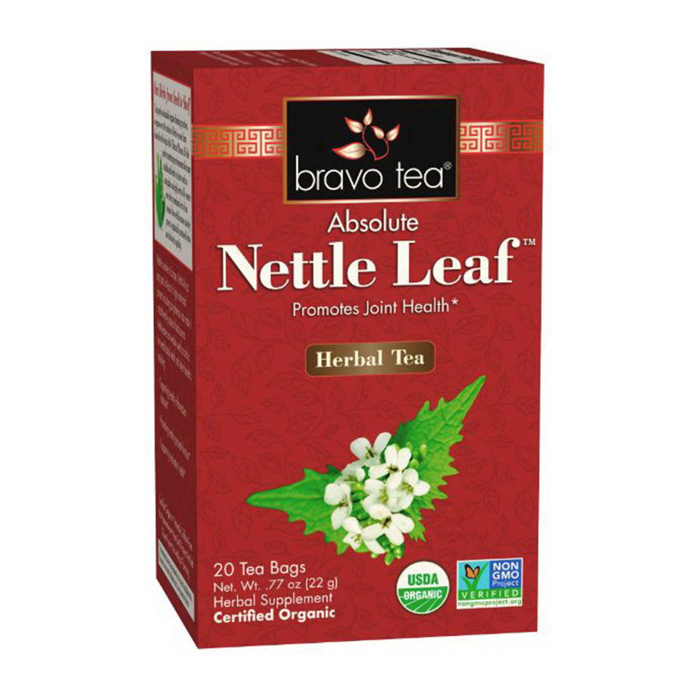 Bravo Teas Nettle Leaf Tea Organic Tea Bags, 20 Count